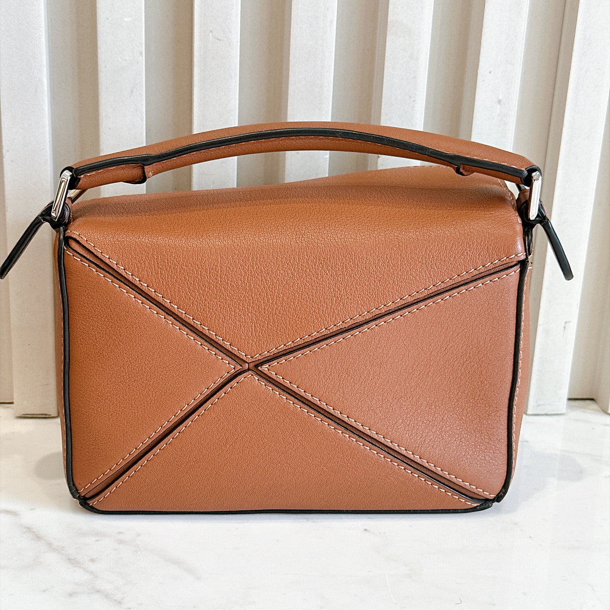 Loewe Puzzle Mini in Tan