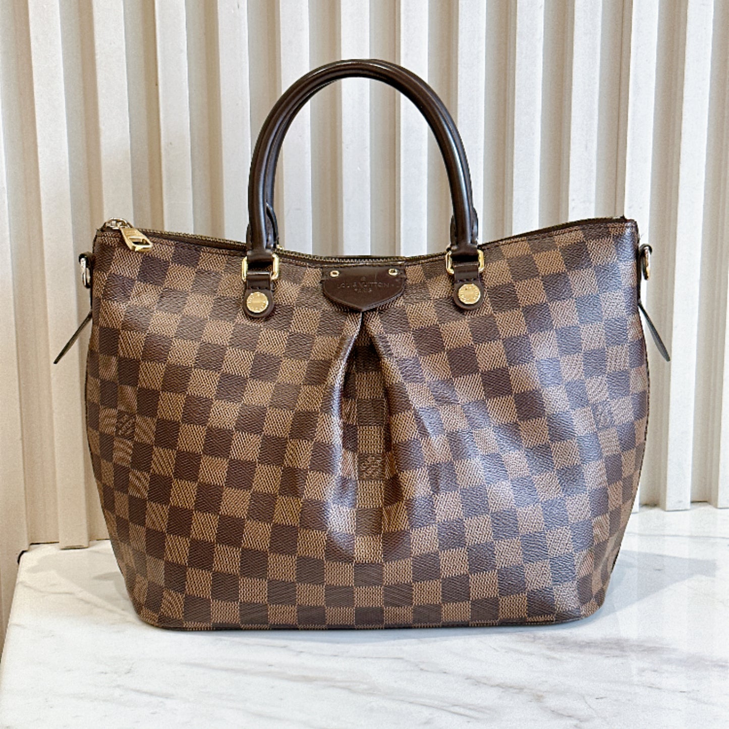 LV Damier Ebene Siena PM