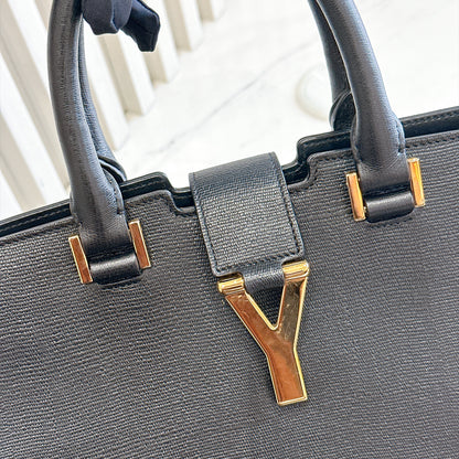 YSL Cabas Chyc Satchel Black