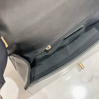 Chanel Boy New Medium in Black Lambskin
