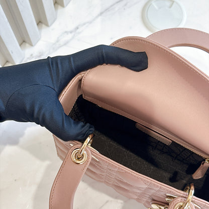 Lady Dior Small Pink in LGHW