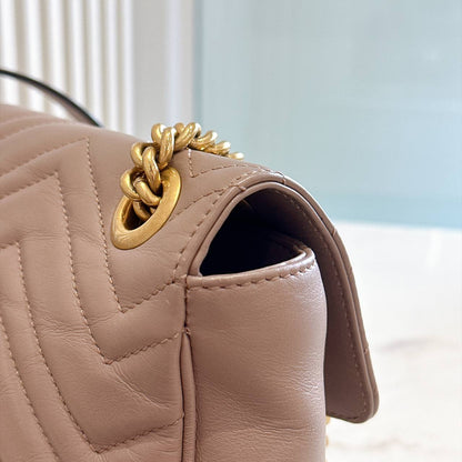 Gucci Marmont Medium Flap in Rose Pink