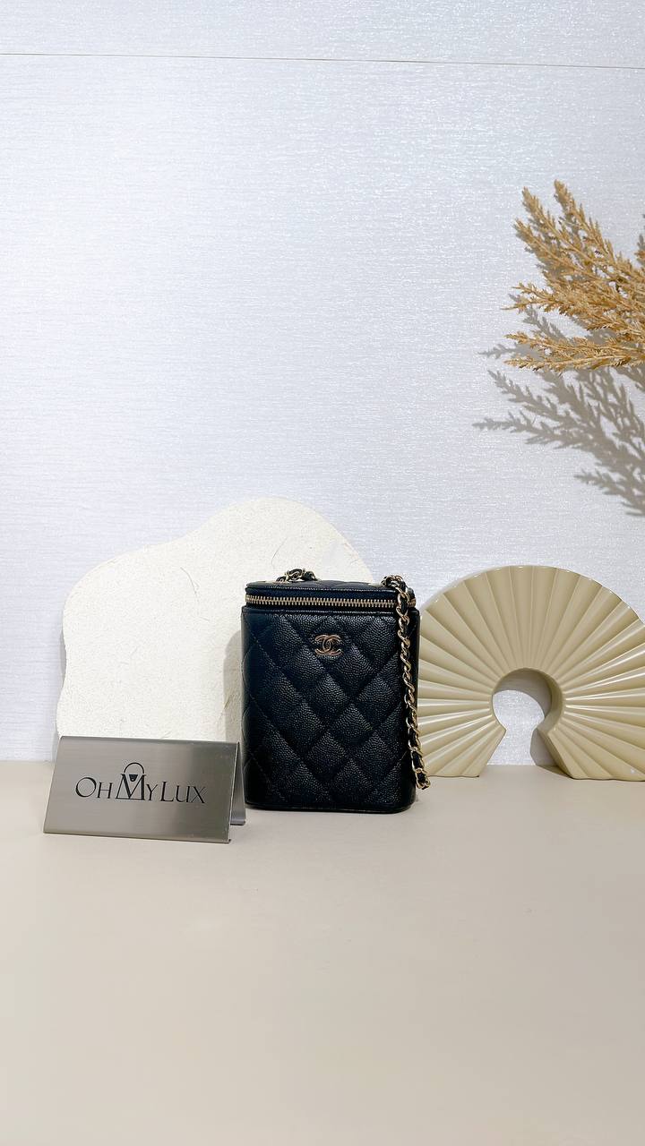 Chanel Vertical Quilted Mini Vanity