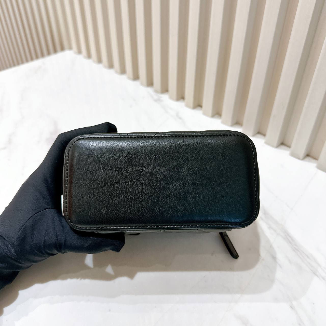 Chanel Vanity Case GHW with Pearl Crush