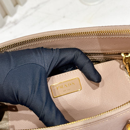Prada Saffiano Gallieria Pink in Medium