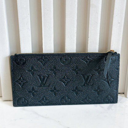 LV Felicie Pochette in Black Empreinte Leather