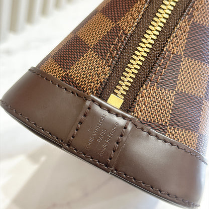 LV Alma BB Damier Ebene Braided