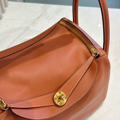 Hermes Lindy 30 Evercolour Blush GHW
