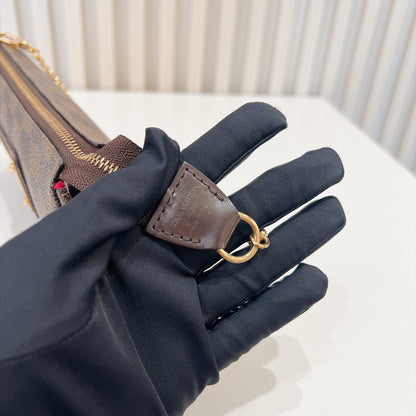LV Damier Ebene Eva Clutch
