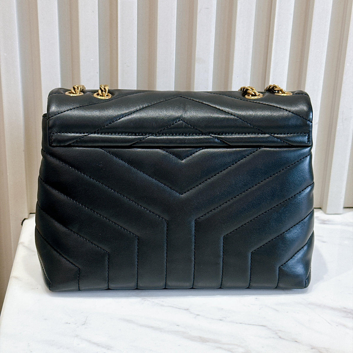 YSL Lou Lou Small in Black GHW