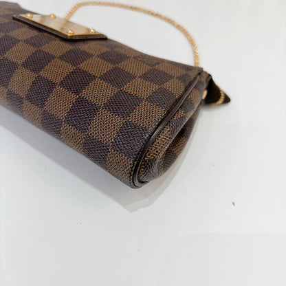 LV Damier Ebene Eva Clutch