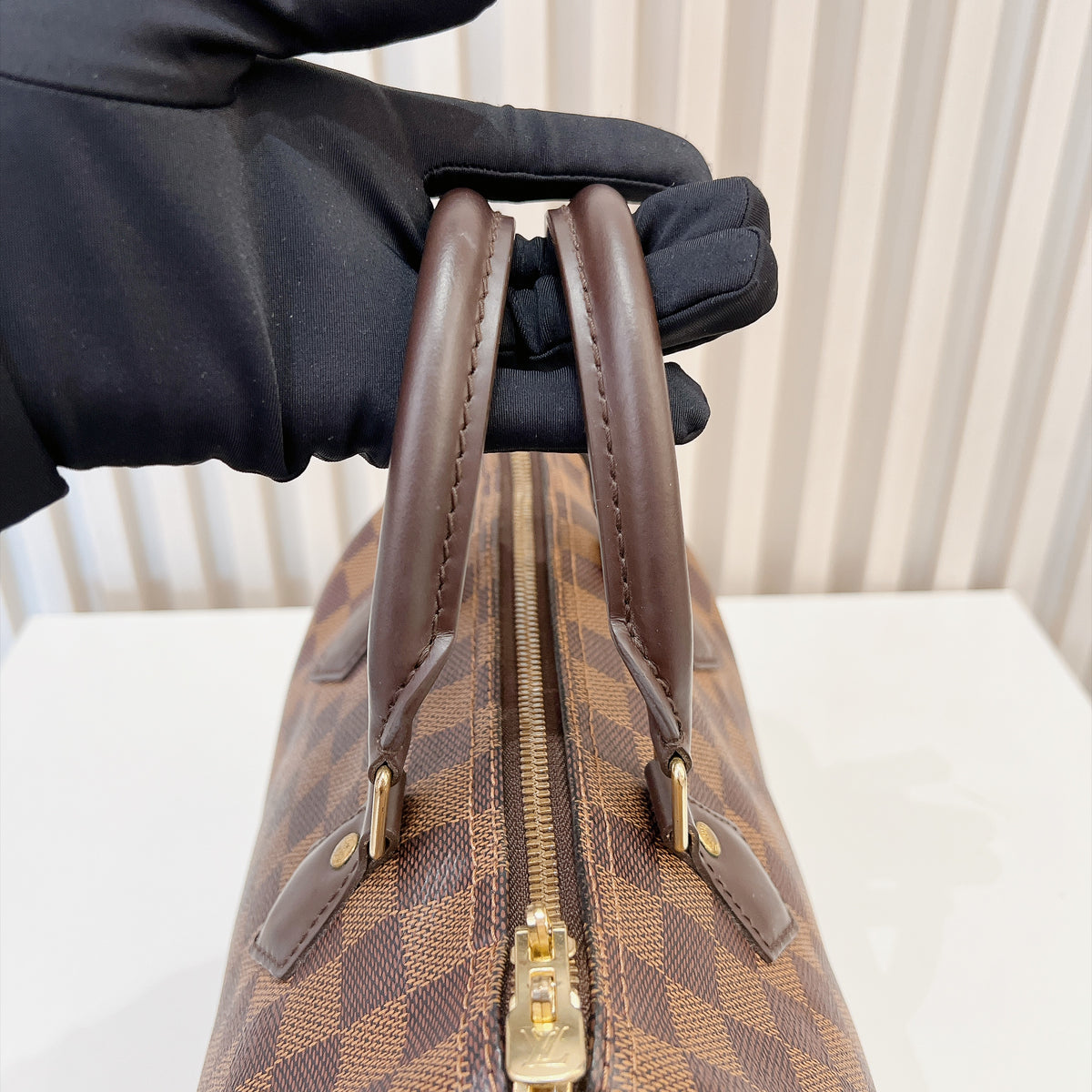 LV Damier Ebene Speedy 25 Bandouliere
