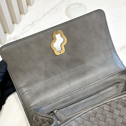 Bottega Veneta Intrecciato Olimpia Knot Shoulder Bag