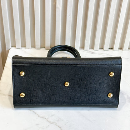 YSL Cabas Chyc Satchel Black