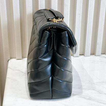 YSL Lou Lou Small in Black GHW