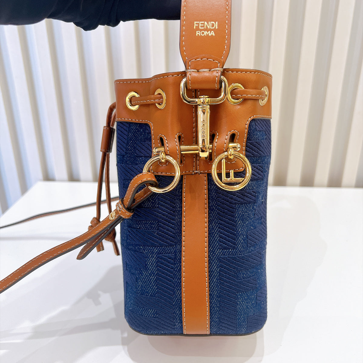 Fendi Mon Tresor Mini in Denim