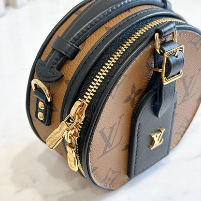 LV Mini Boite Chapeau in Reverse Monogram