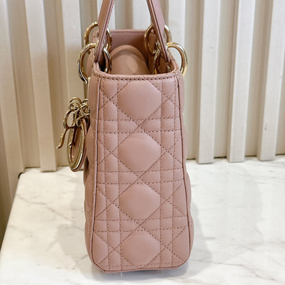 Lady Dior Small Pink in LGHW