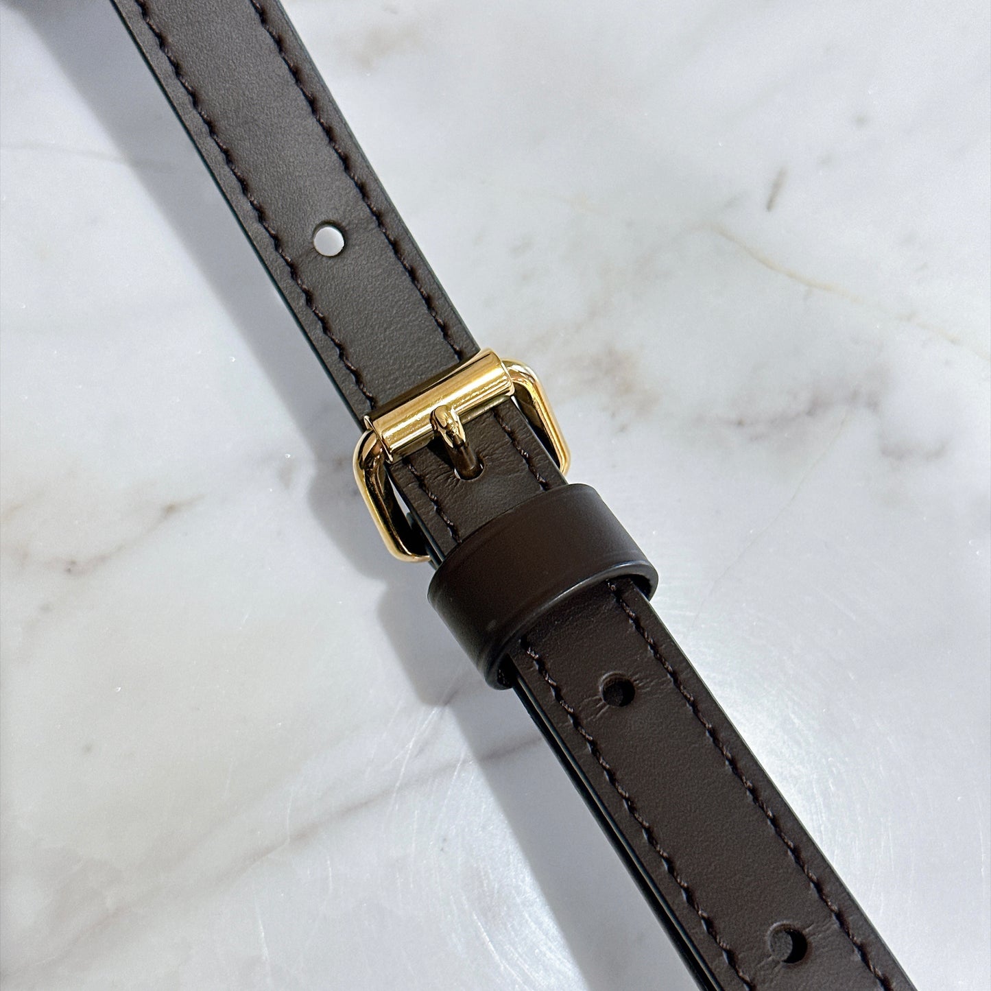 LV 16mm Adjustable Brown Shoulder Strap