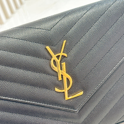 YSL Wallet On Chain Black in GHW