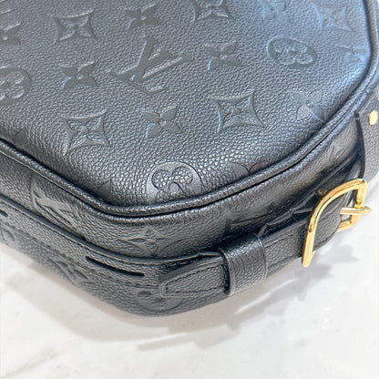 LV Boite Chapeau Souple MM in Black Empreinte