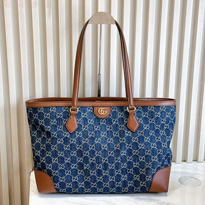Gucci Ophidia Denim Tote Bag