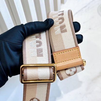 LV Monogram Speedy 20 in Beige Strap