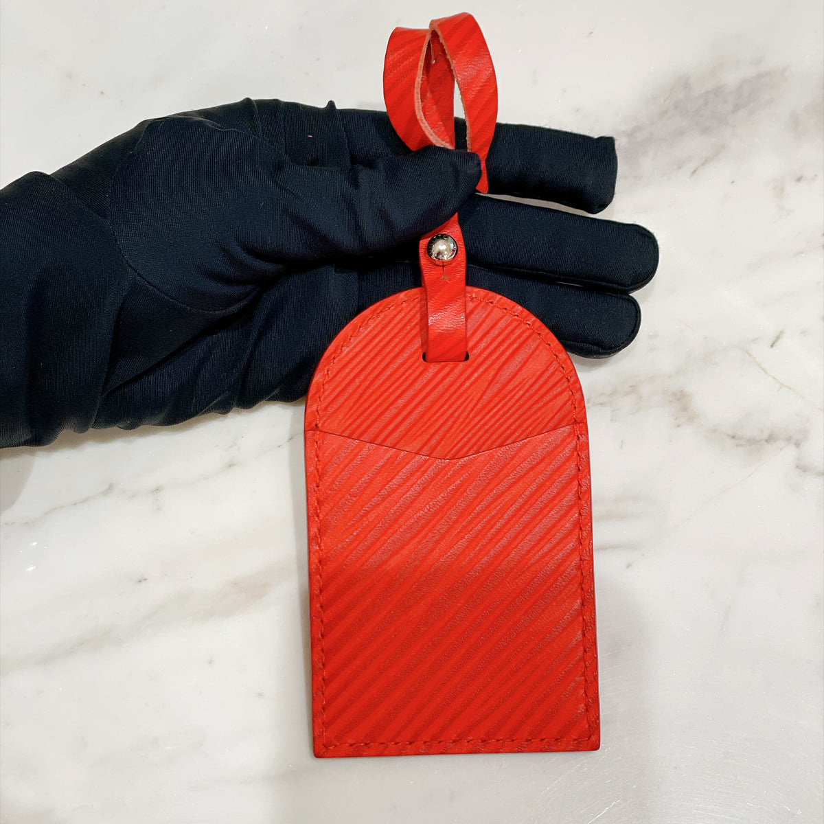 LV Monceau Distorted Epi XL in Red
