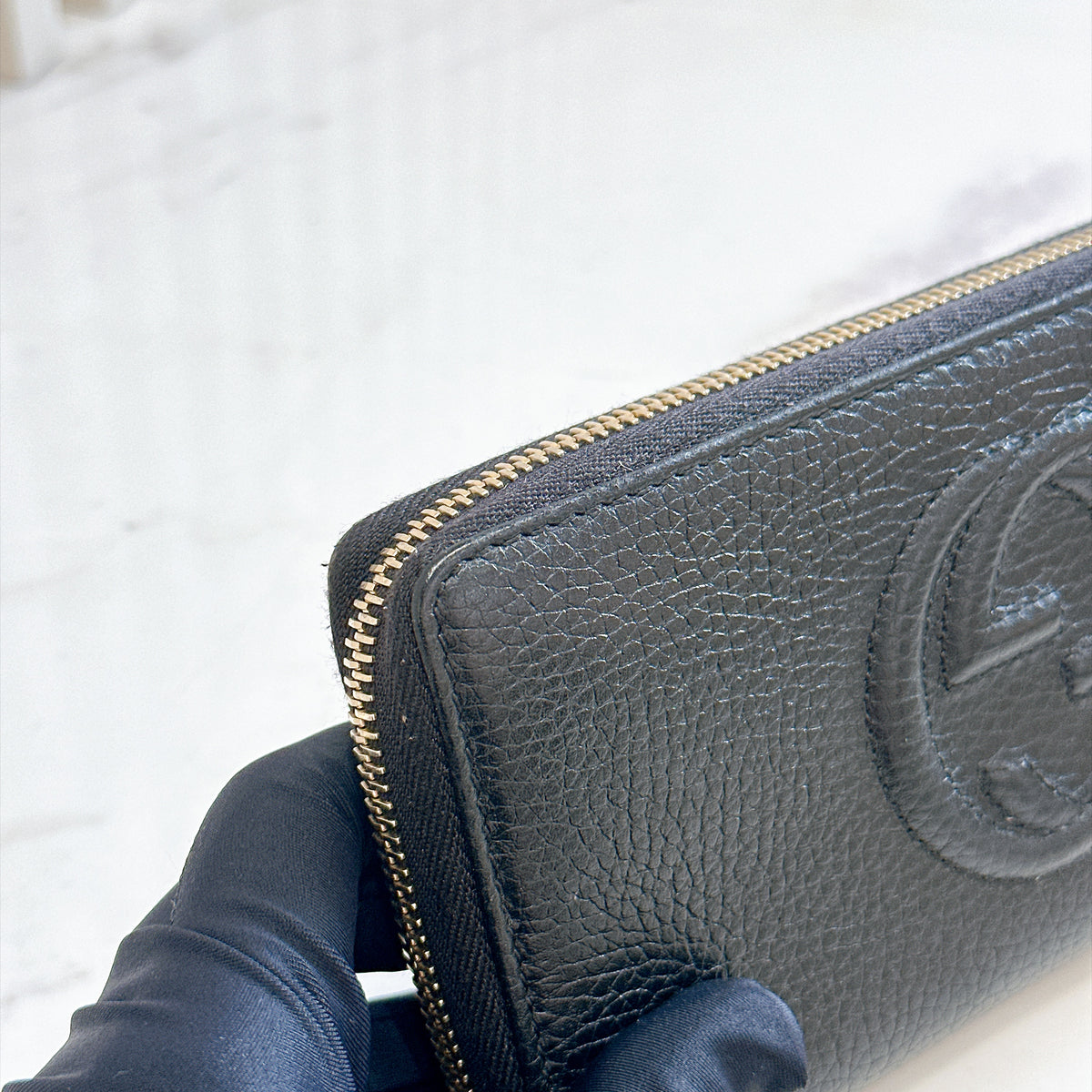Gucci Soho Long Wallet in Black