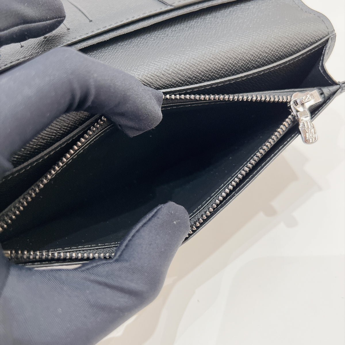 LV Brazza Wallet in Monogram Eclipse