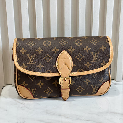 LV Monogram Diane with Black Strap