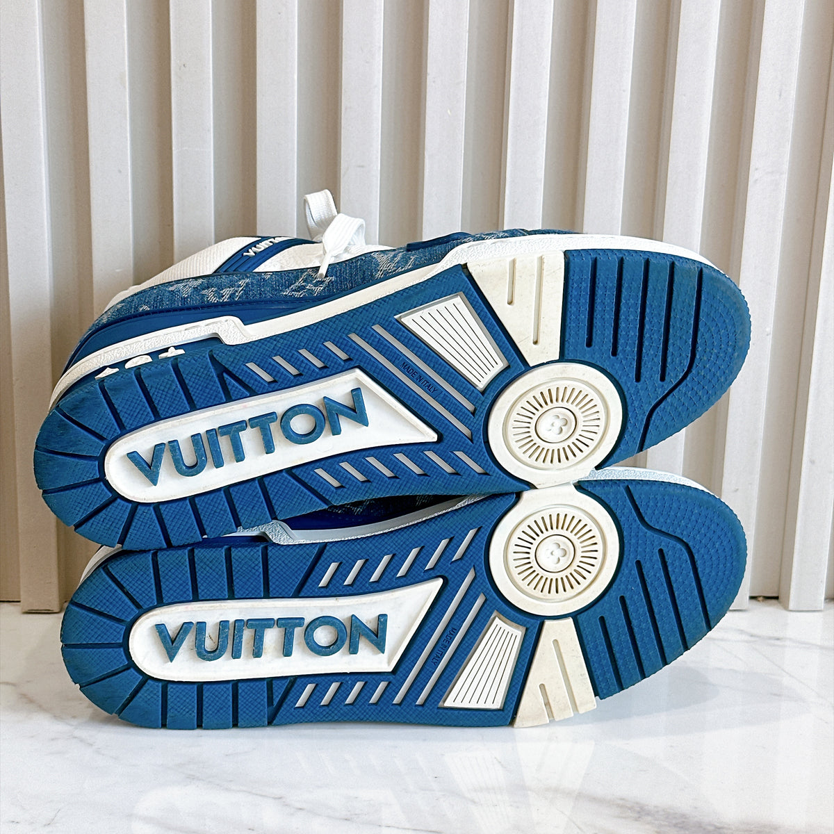 LV Trainer Sneakers in Blue