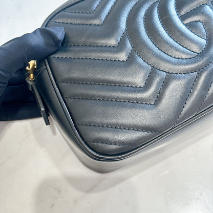 Gucci Marmont Camera Bag Small Black