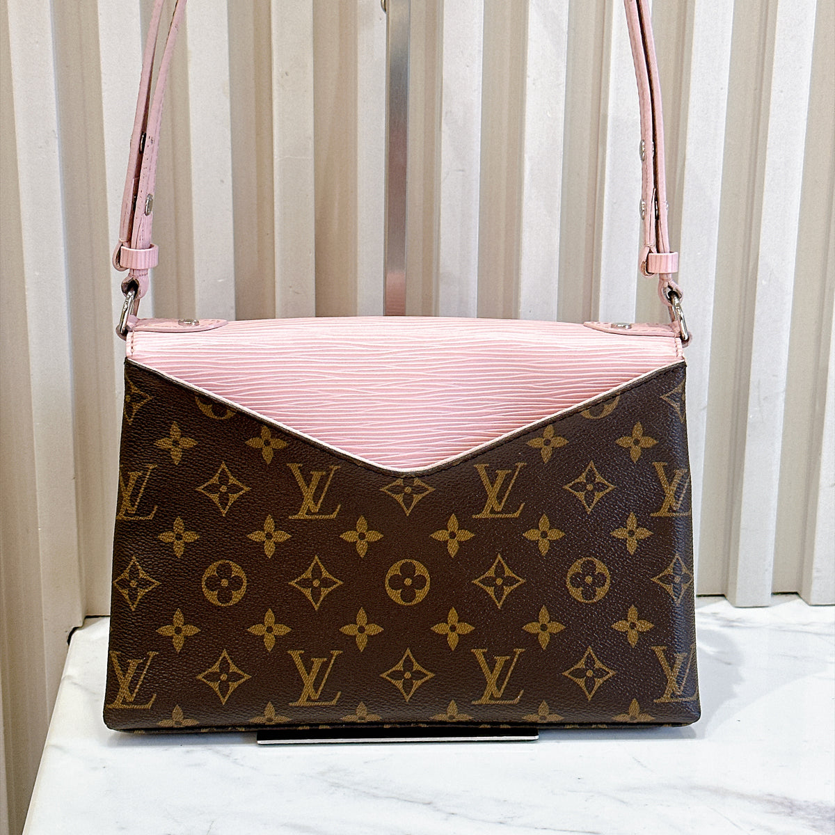LV Epi Saint Michel Pink Shoulder Bag