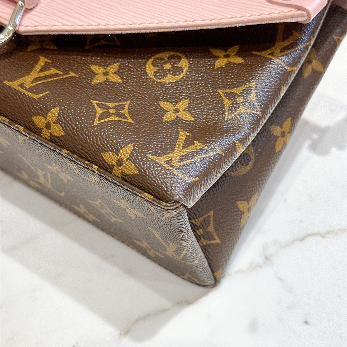 LV Epi Saint Michel Pink Shoulder Bag