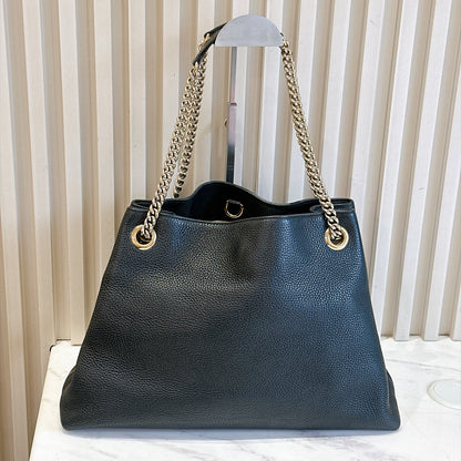 Gucci Soho Chain Shoulder Bag in Black