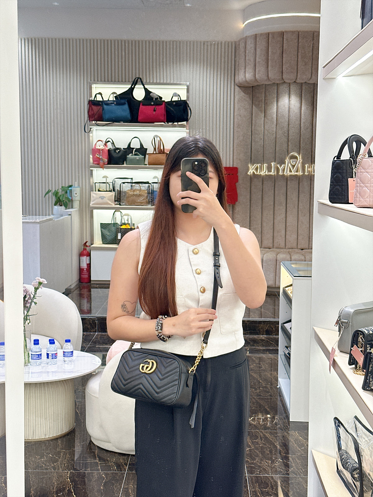 Gucci Marmont Camera Bag Small Black