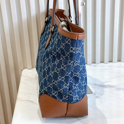Gucci Ophidia Denim Tote Bag