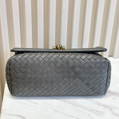 Bottega Veneta Intrecciato Olimpia Knot Shoulder Bag