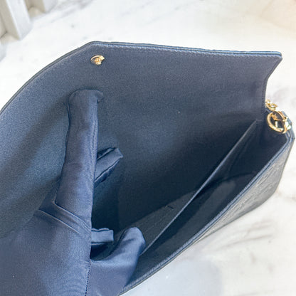 LV Felicie Pochette in Black Empreinte Leather