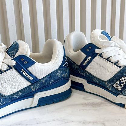 LV Trainer Sneakers in Blue