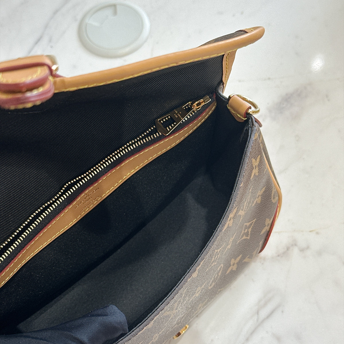 LV Monogram Diane with Black Strap