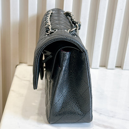Chanel Classic Flap Small in Black Caviar SHW