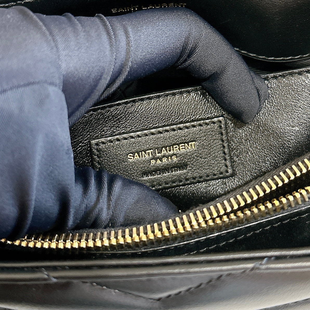 YSL Lou Lou Small in Black GHW