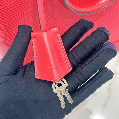 LV Alma PM in Pink Epi Leather