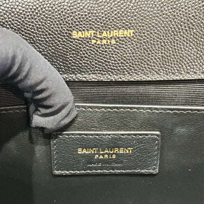 YSL Envelope Medium in Black GHW