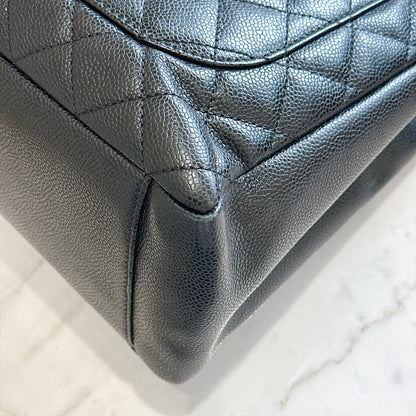 Chanel GST in Black Caviar GHW