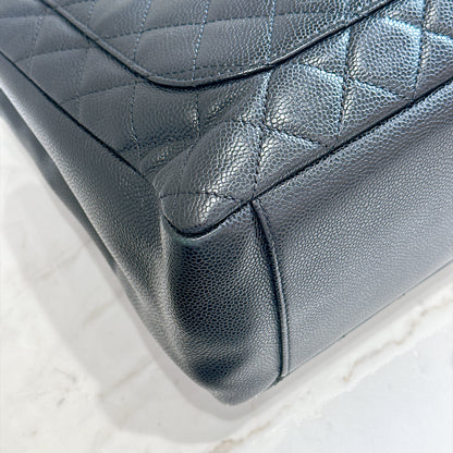 Chanel GST in Black Caviar GHW