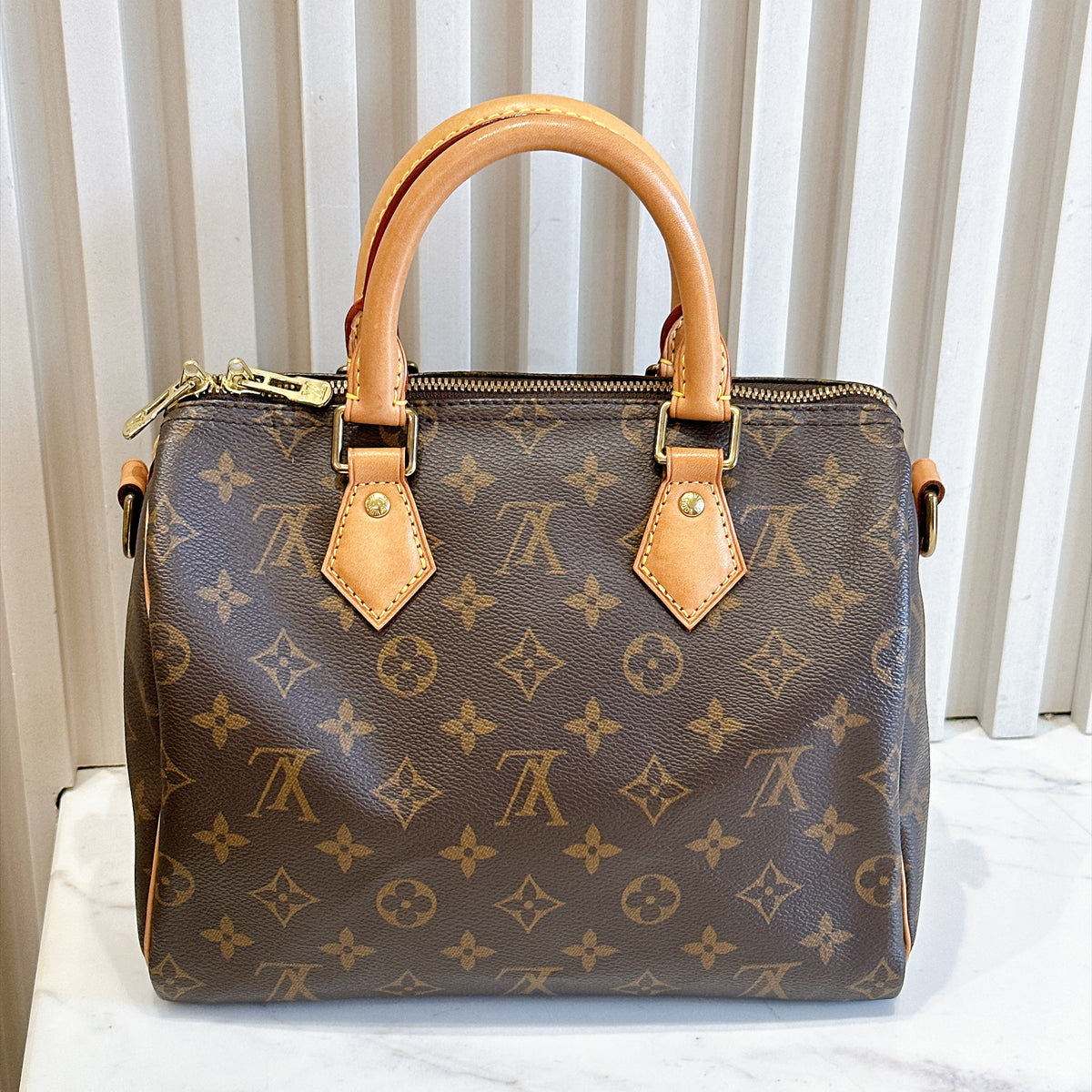 LV Monogram Speedy 25 Bandouliere
