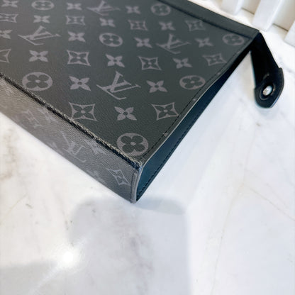 LV Pochette Voyage Monogram Eclipse